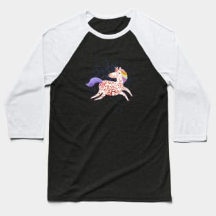 Magic Glitter Unicorn Baseball T-Shirt